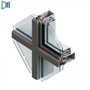 Sun Frame Famous Curtain Wall Factory Kina High Rise Aluminium Curtain Wall Supplier